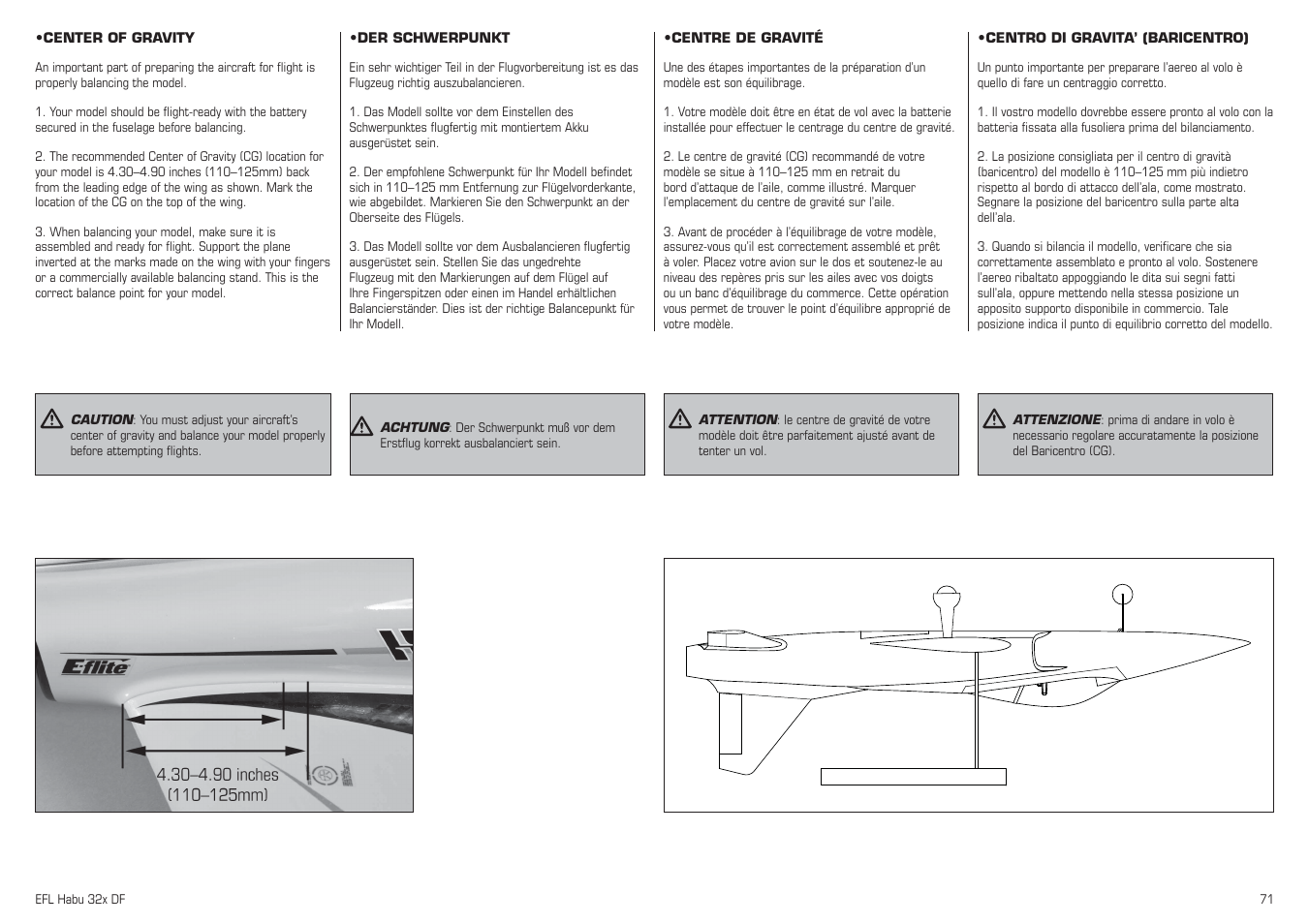 E-flite Habu 32x DF ARF User Manual | Page 71 / 84