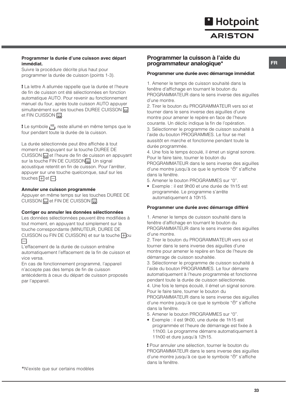 Hotpoint Ariston CE 6V P6 EU/HA User Manual | Page 33 / 76