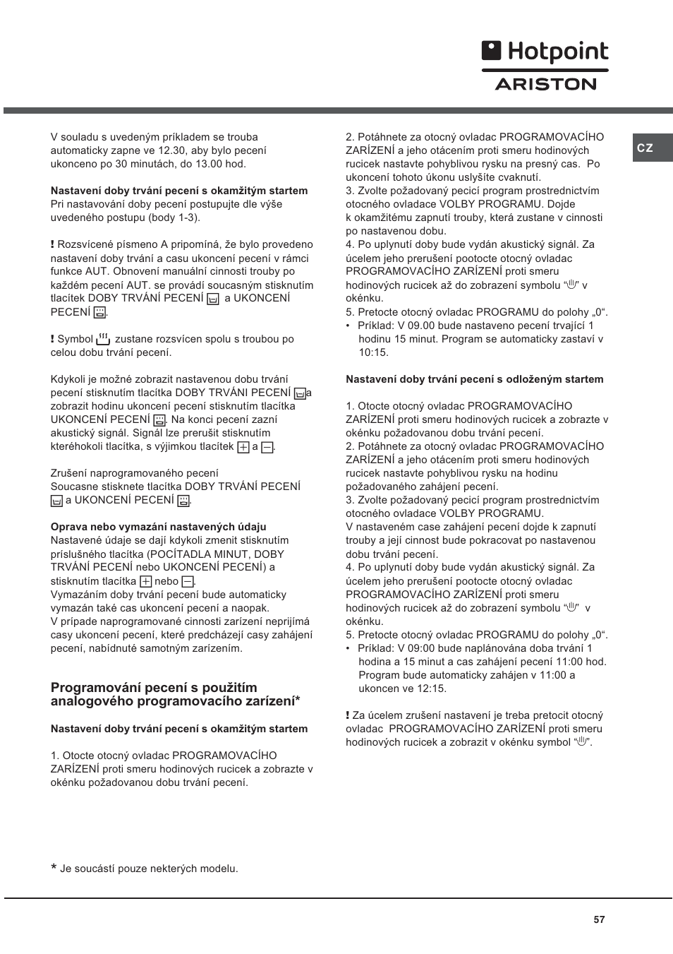 Hotpoint Ariston CE 6V P6 EU/HA User Manual | Page 57 / 76