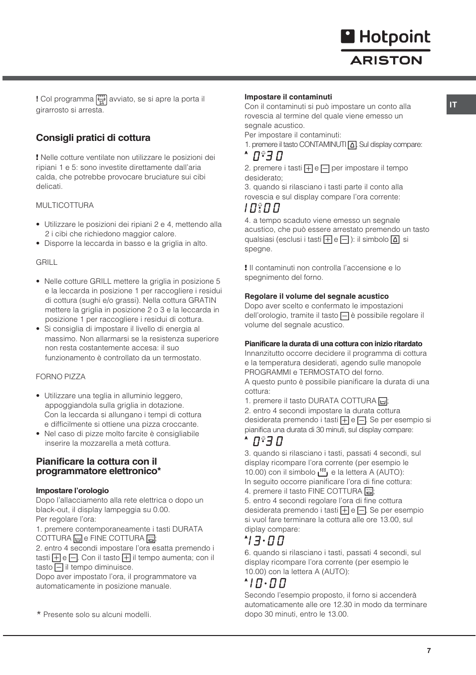 Hotpoint Ariston CE 6V P6 EU/HA User Manual | Page 7 / 76