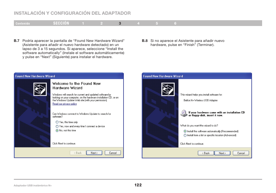 Belkin F5D8055tt User Manual | Page 124 / 155