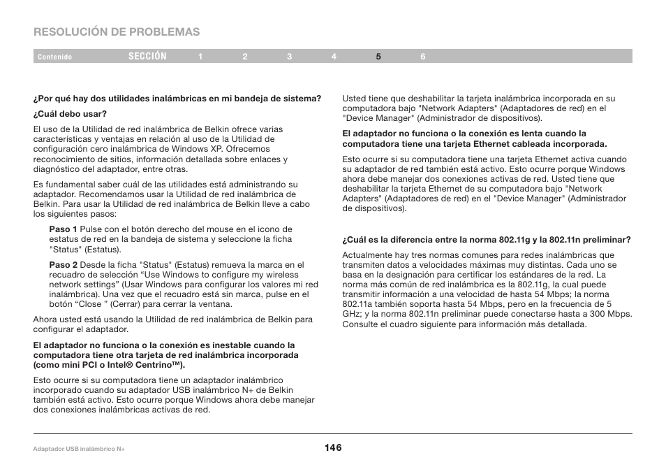 Belkin F5D8055tt User Manual | Page 148 / 155