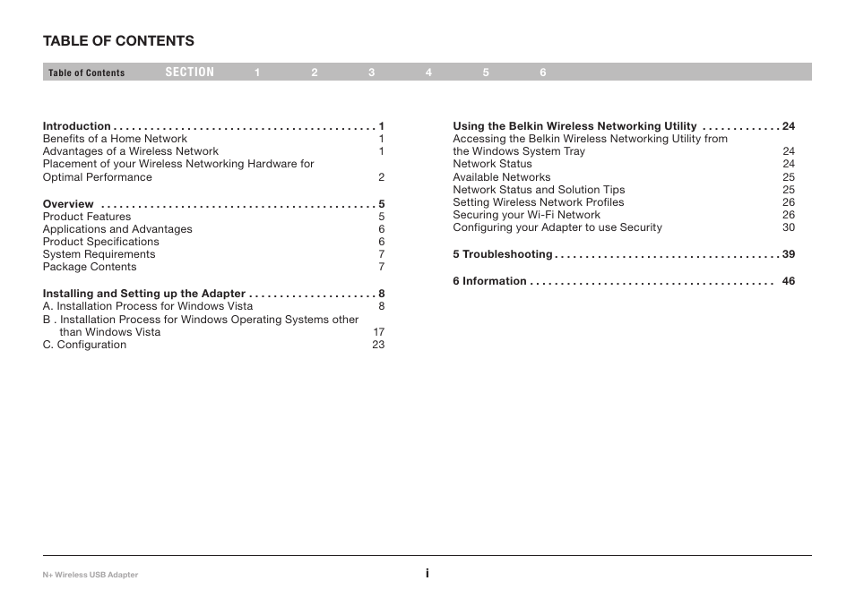 Belkin F5D8055tt User Manual | Page 2 / 155