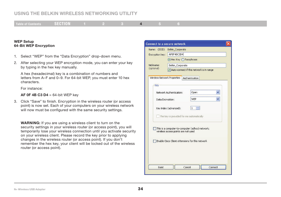 Belkin F5D8055tt User Manual | Page 36 / 155