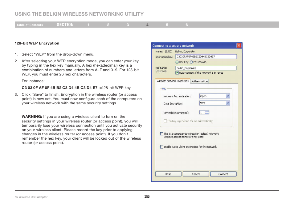 Belkin F5D8055tt User Manual | Page 37 / 155