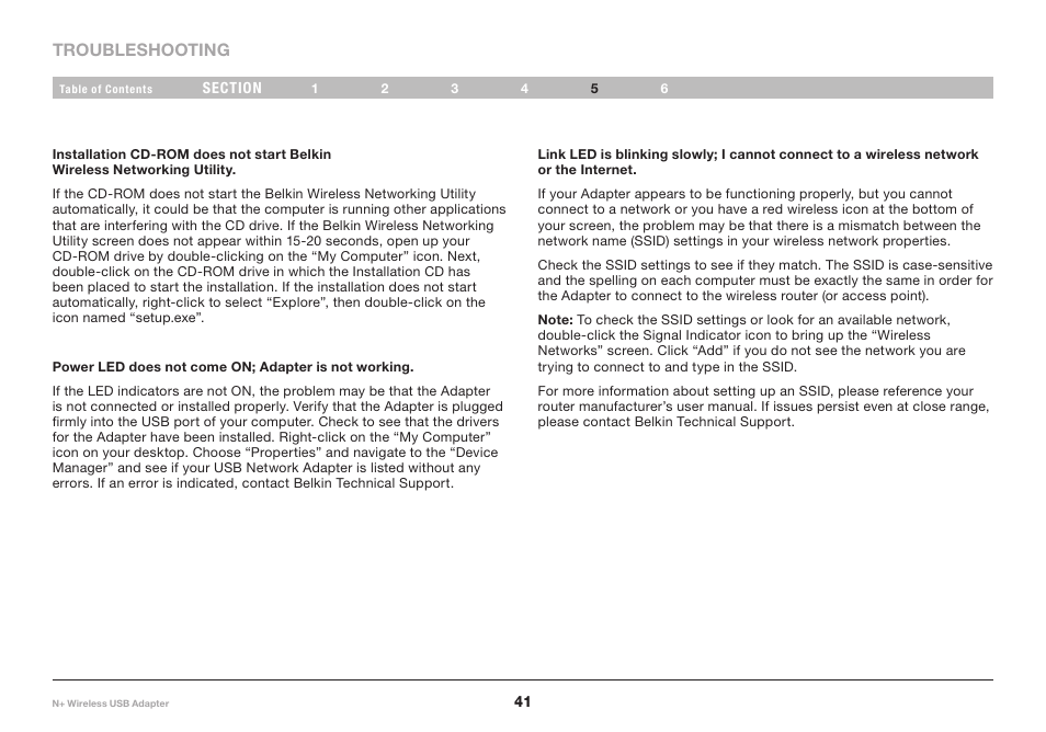 Belkin F5D8055tt User Manual | Page 43 / 155