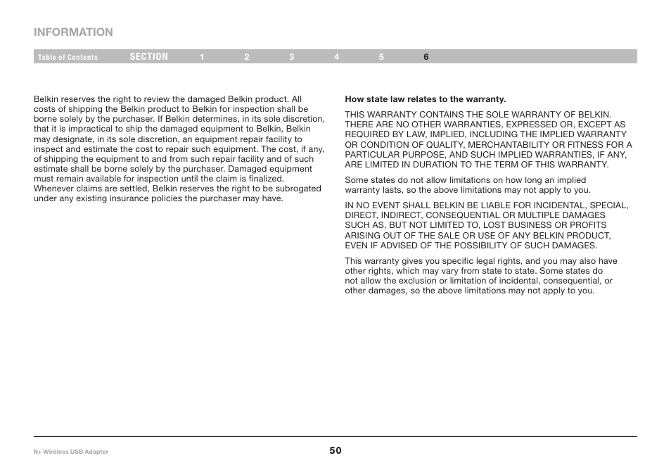 Belkin F5D8055tt User Manual | Page 52 / 155