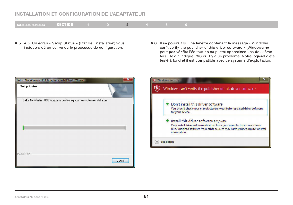 Belkin F5D8055tt User Manual | Page 63 / 155