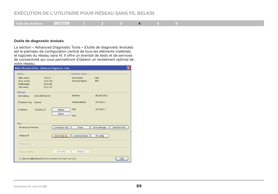 Belkin F5D8055tt User Manual | Page 91 / 155