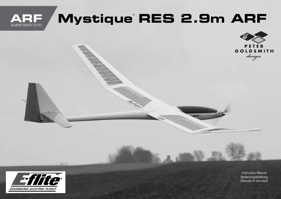 E-flite Mystique RES 2.9m ARF User Manual | 52 pages