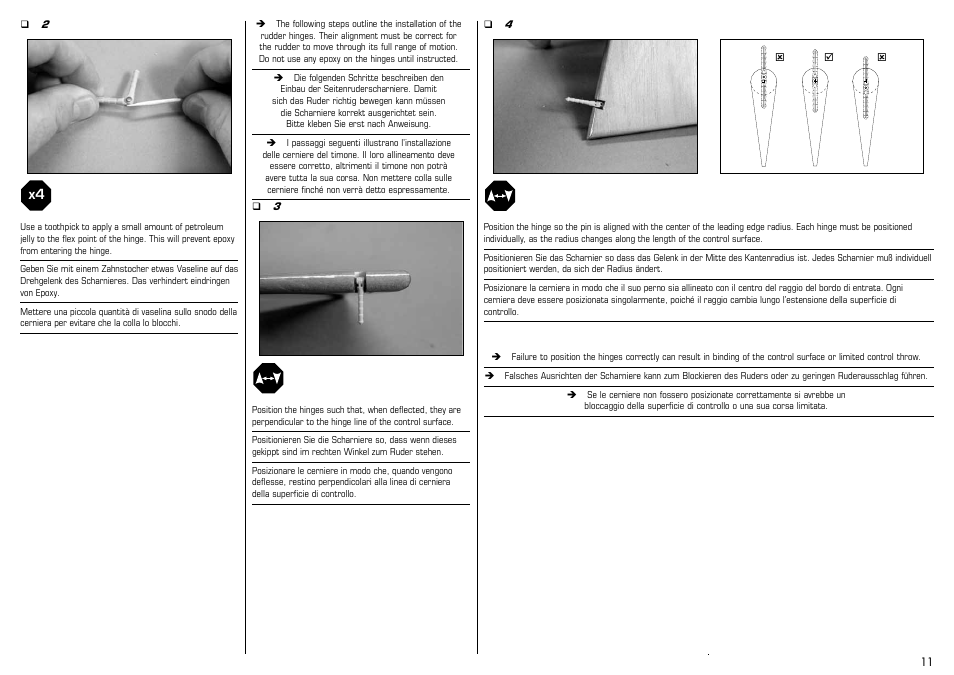 E-flite Mystique RES 2.9m ARF User Manual | Page 11 / 52