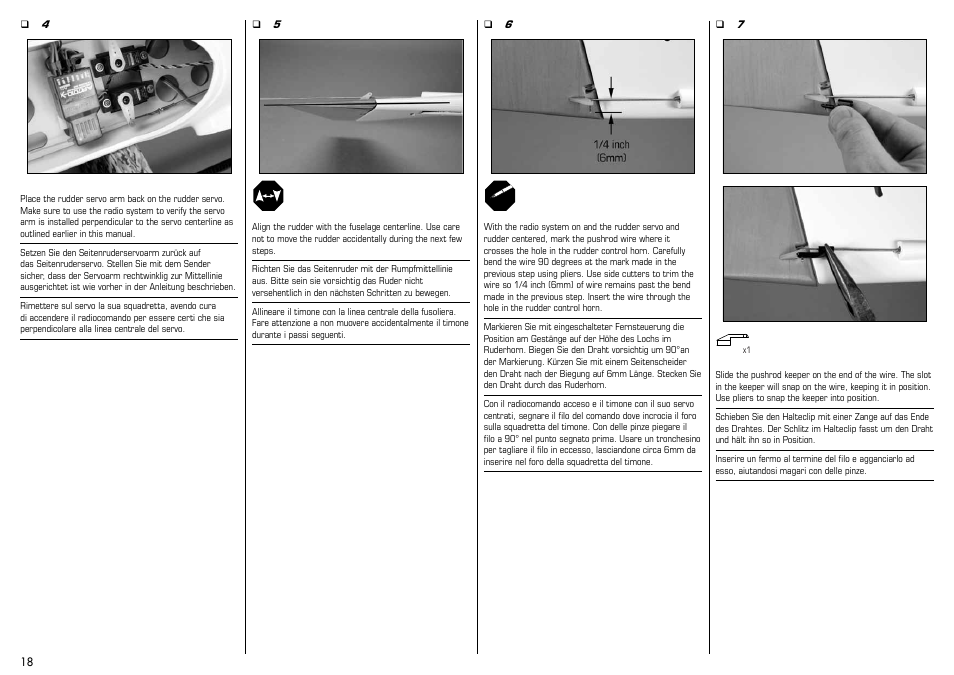 E-flite Mystique RES 2.9m ARF User Manual | Page 18 / 52