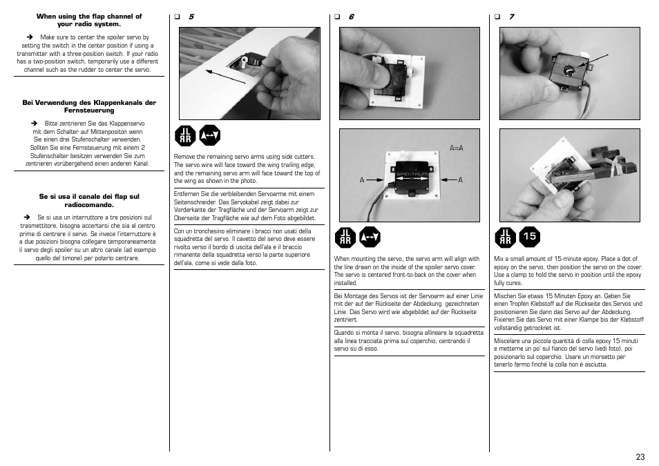 E-flite Mystique RES 2.9m ARF User Manual | Page 23 / 52