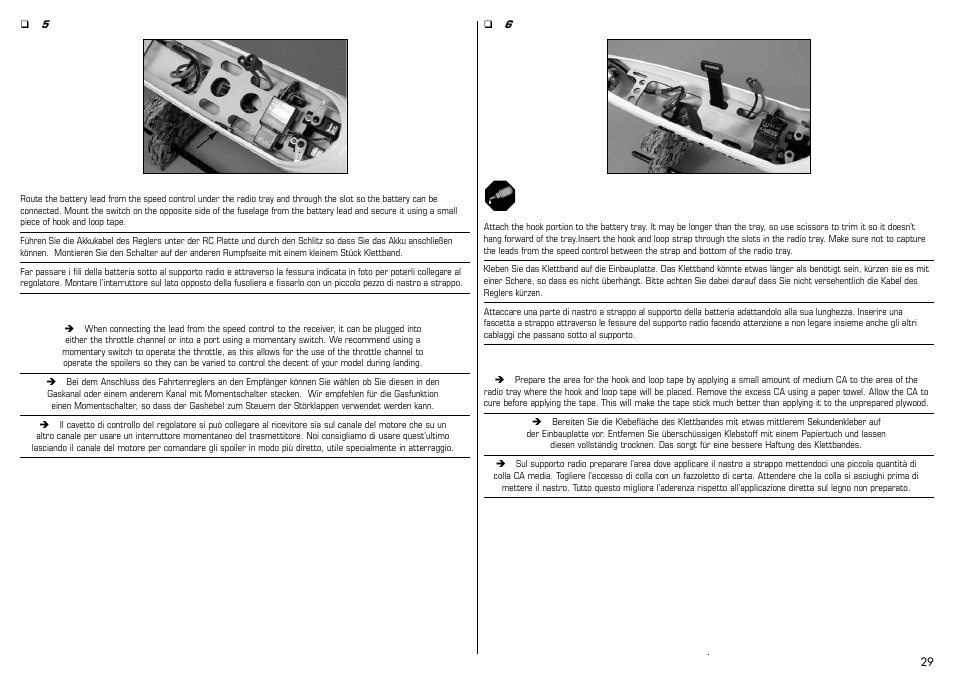 E-flite Mystique RES 2.9m ARF User Manual | Page 29 / 52