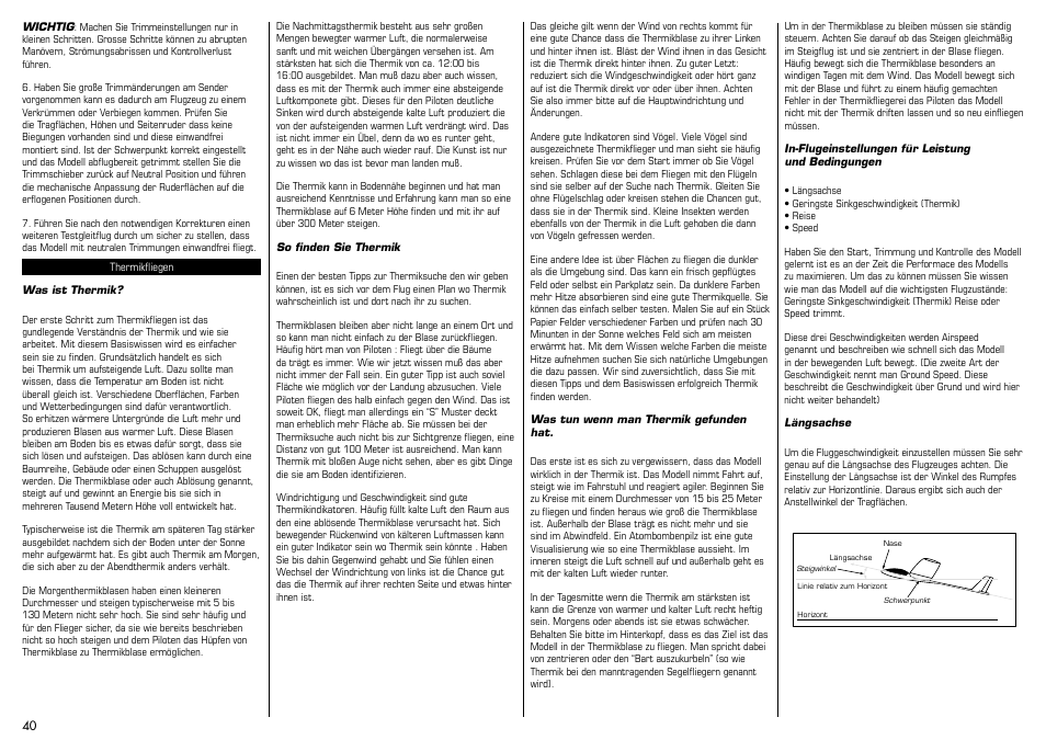 E-flite Mystique RES 2.9m ARF User Manual | Page 40 / 52