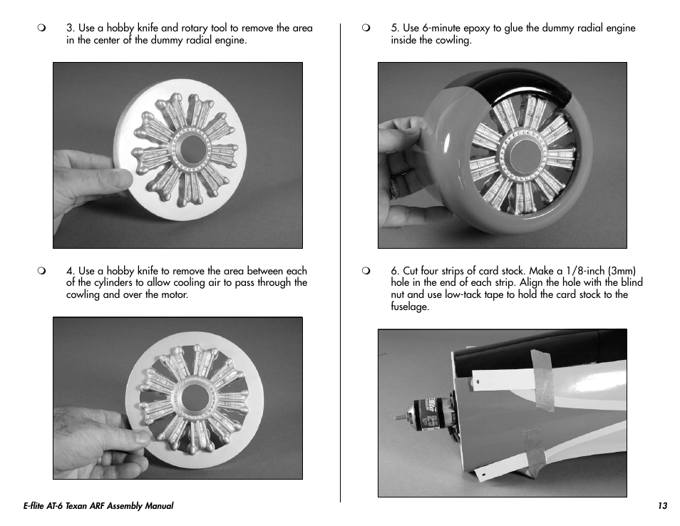 E-flite AT-6 Texan 25 ARF User Manual | Page 13 / 52