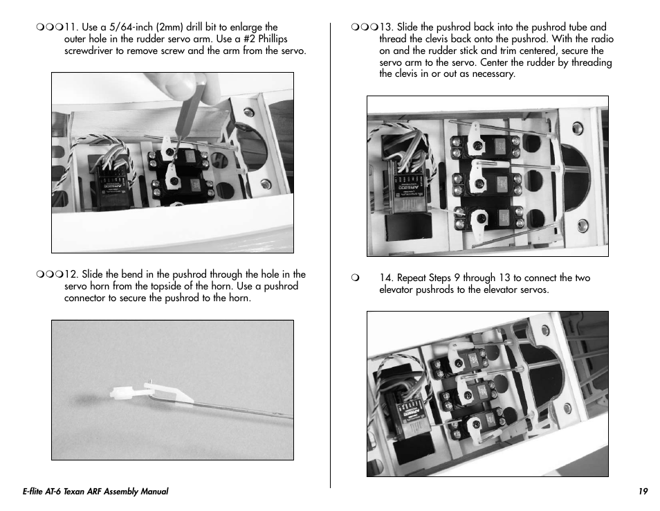 E-flite AT-6 Texan 25 ARF User Manual | Page 19 / 52