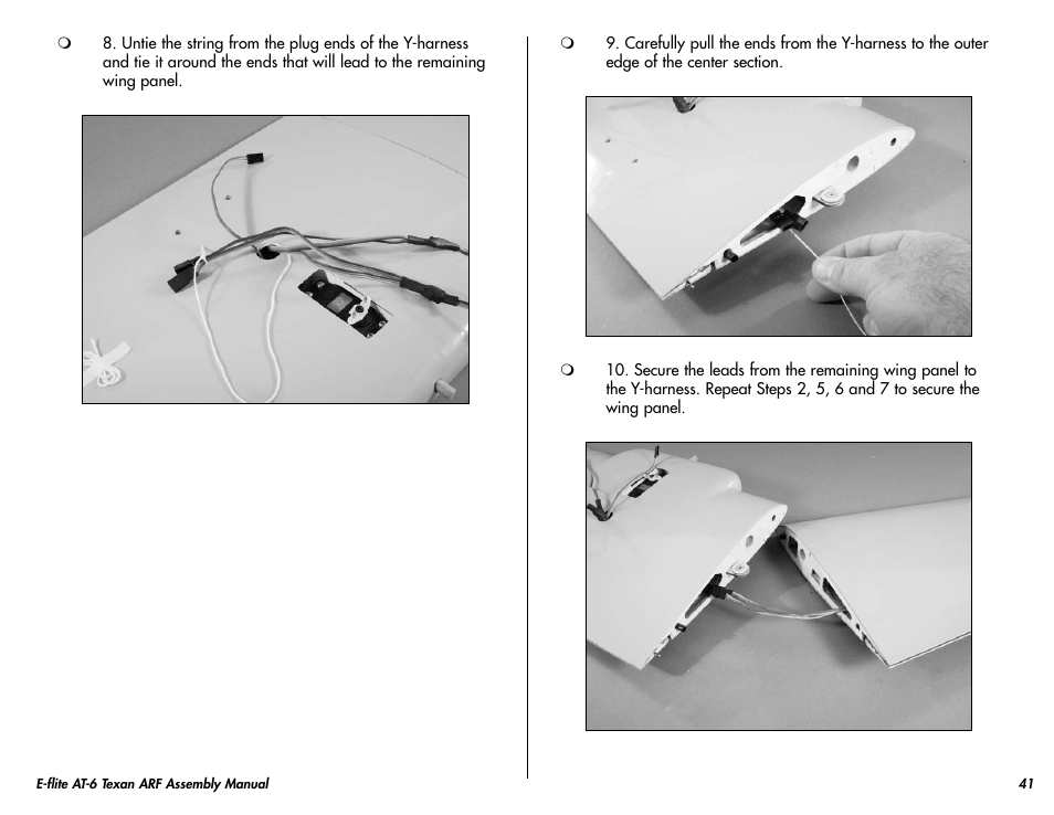 E-flite AT-6 Texan 25 ARF User Manual | Page 41 / 52