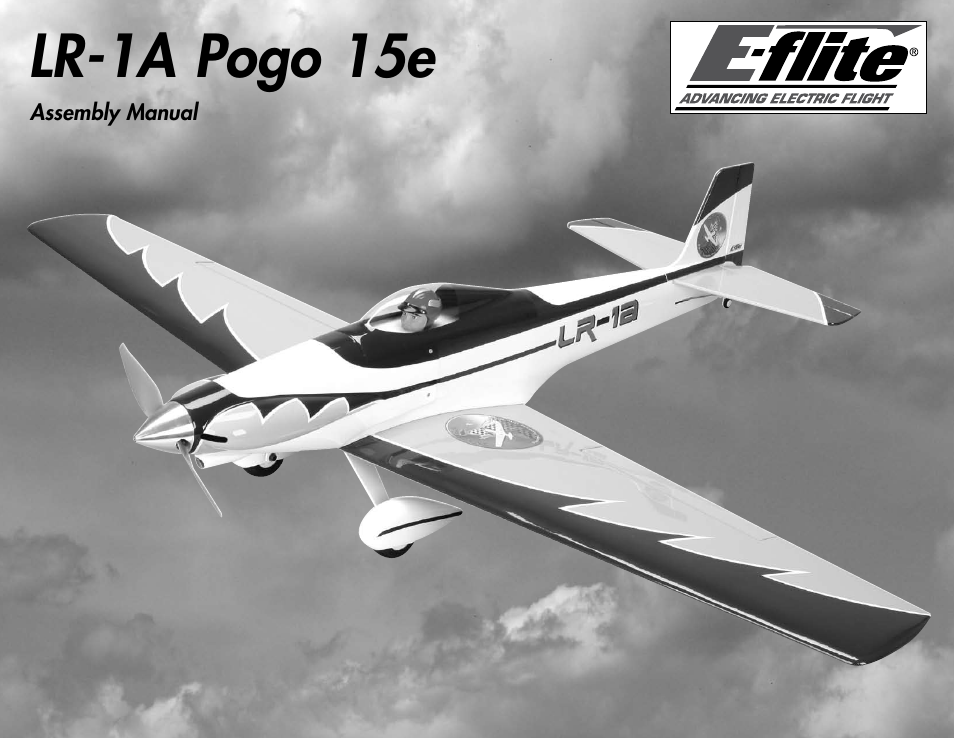 E-flite LR-1A Pogo ARF 15e User Manual | 21 pages