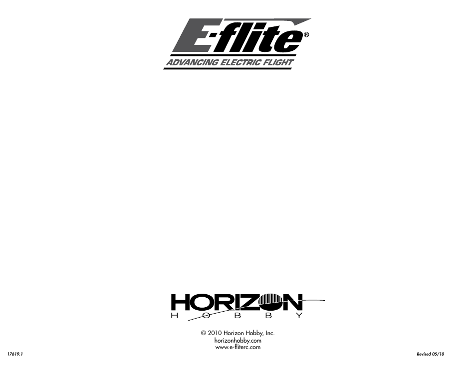 E-flite LR-1A Pogo ARF 15e User Manual | Page 21 / 21