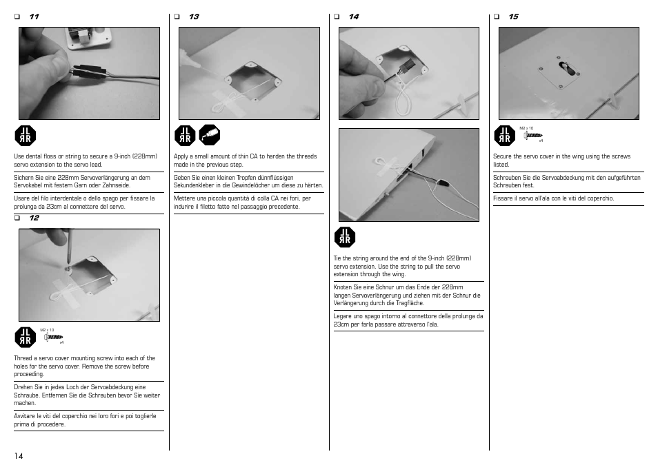 E-flite J-3 Cub 450 User Manual | Page 14 / 40