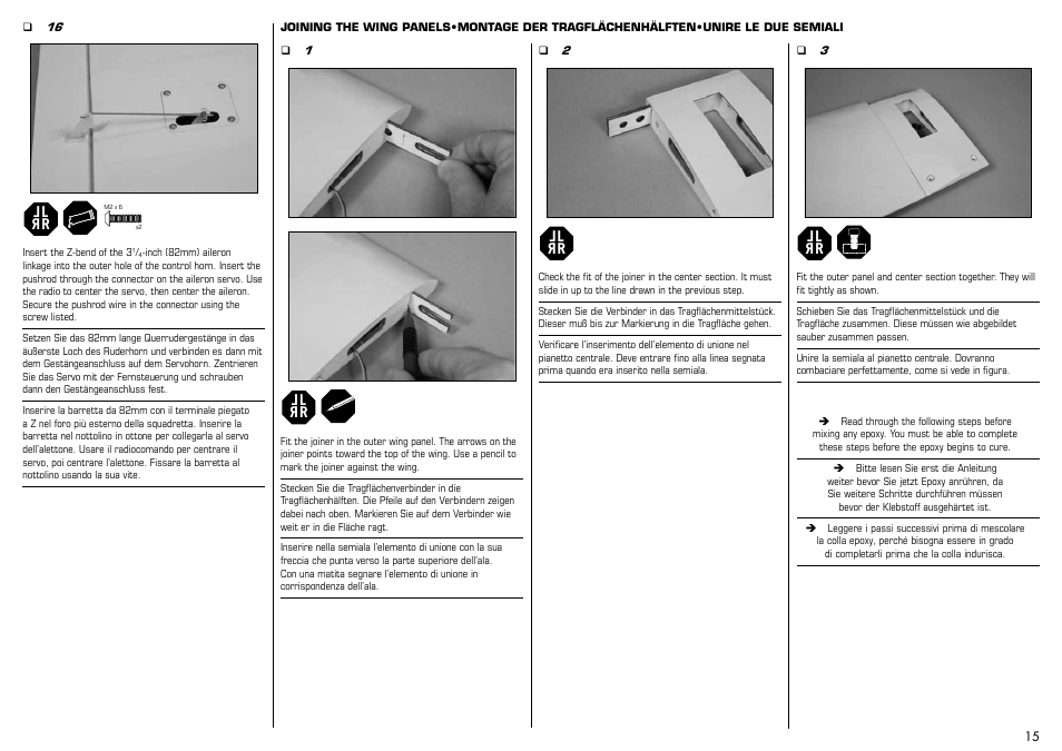 E-flite J-3 Cub 450 User Manual | Page 15 / 40