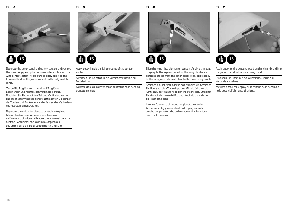 E-flite J-3 Cub 450 User Manual | Page 16 / 40