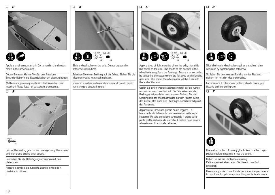 E-flite J-3 Cub 450 User Manual | Page 18 / 40