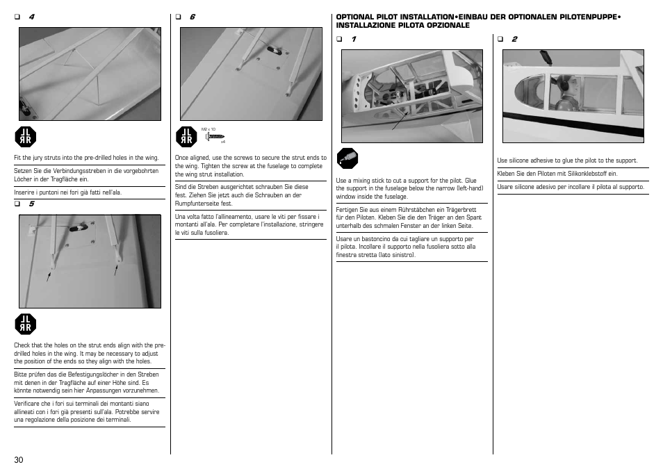 E-flite J-3 Cub 450 User Manual | Page 30 / 40