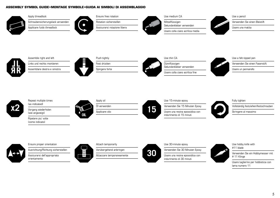 Lr l r | E-flite J-3 Cub 450 User Manual | Page 5 / 40