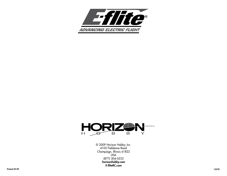 E-flite Sukhoi SU-26m 480 ARF User Manual | Page 28 / 28