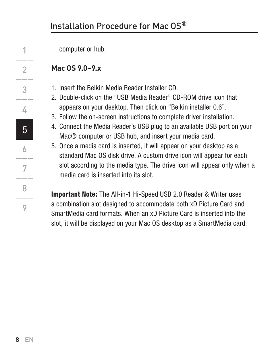 Belkin F5U249EA User Manual | Page 10 / 96