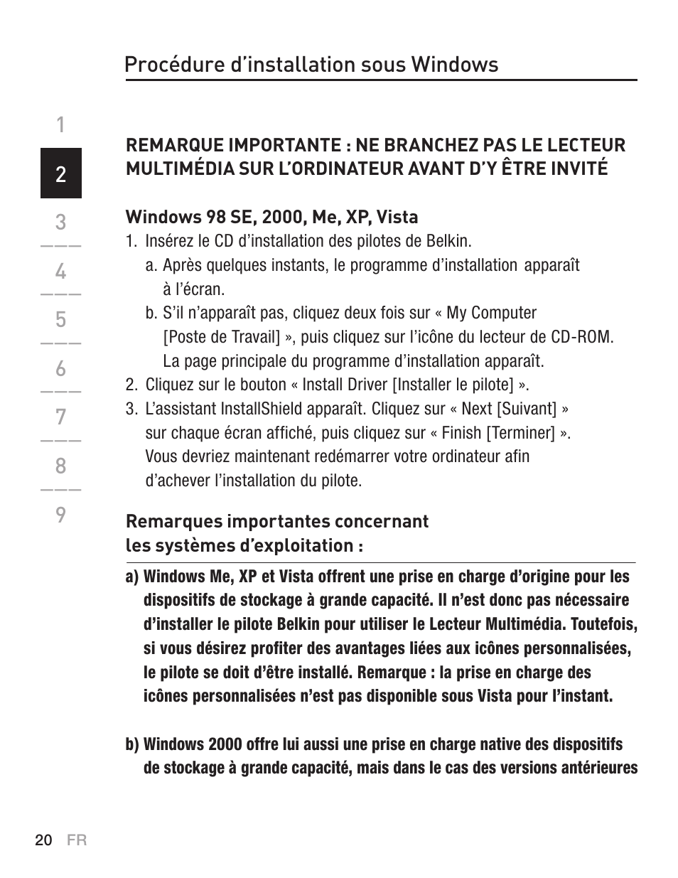 Belkin F5U249EA User Manual | Page 22 / 96