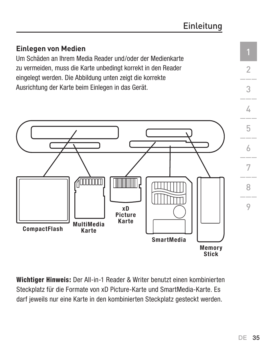 Einleitung | Belkin F5U249EA User Manual | Page 37 / 96