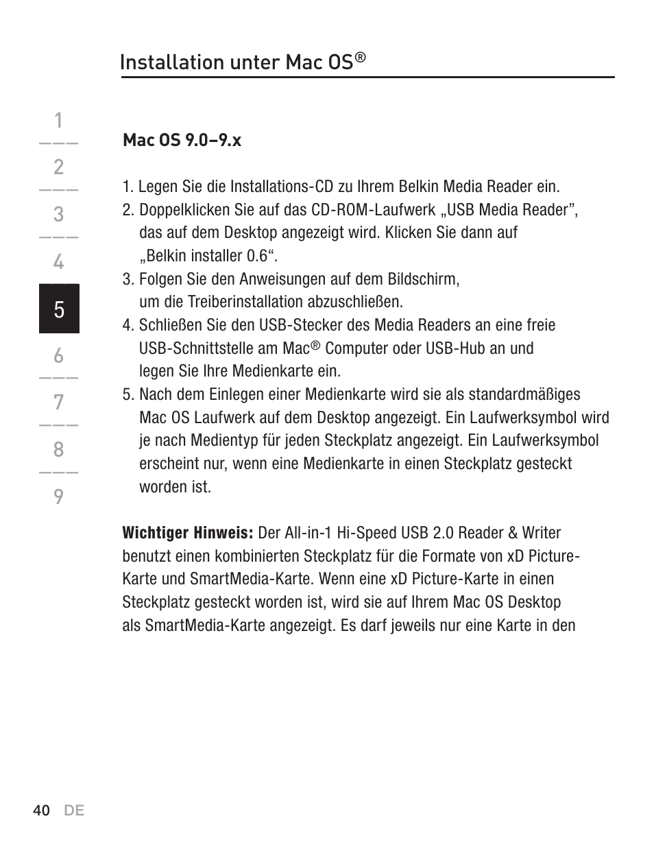 Belkin F5U249EA User Manual | Page 42 / 96