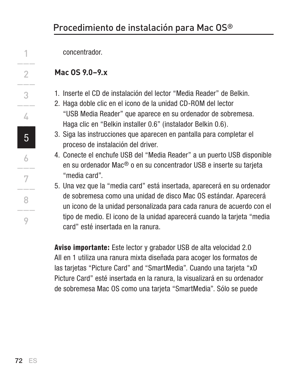 Belkin F5U249EA User Manual | Page 74 / 96