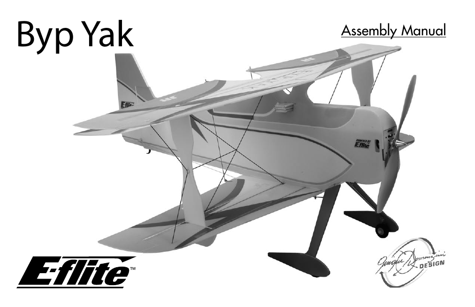 E-flite Byp Yak 3D ARF User Manual | 40 pages