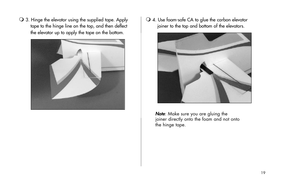 E-flite Byp Yak 3D ARF User Manual | Page 19 / 40