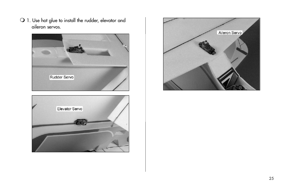 E-flite Byp Yak 3D ARF User Manual | Page 25 / 40