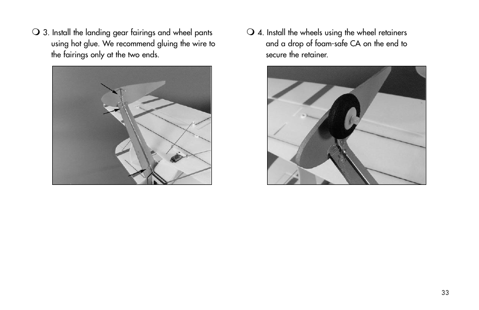 E-flite Byp Yak 3D ARF User Manual | Page 33 / 40