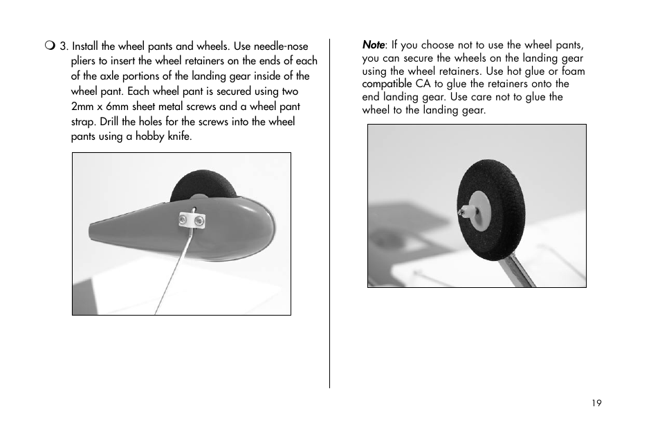 E-flite Ultimate Fx 3D ARF User Manual | Page 19 / 40