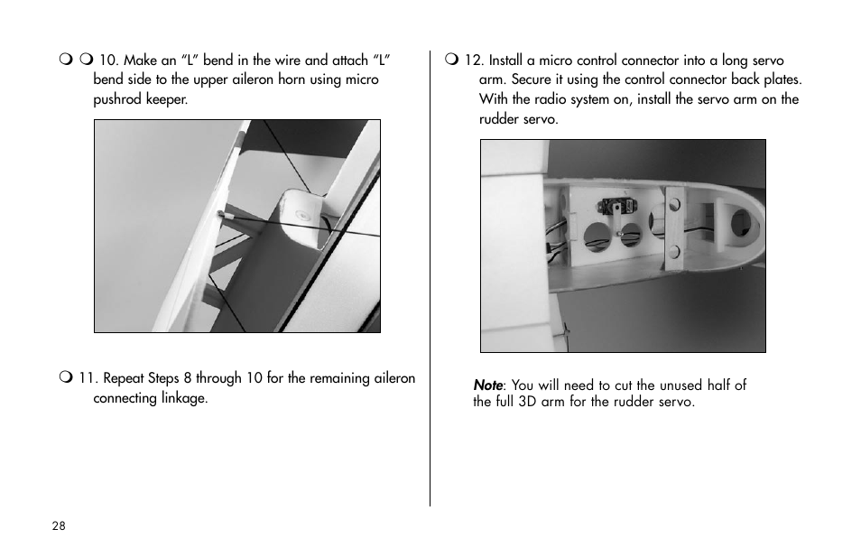E-flite Ultimate Fx 3D ARF User Manual | Page 28 / 40