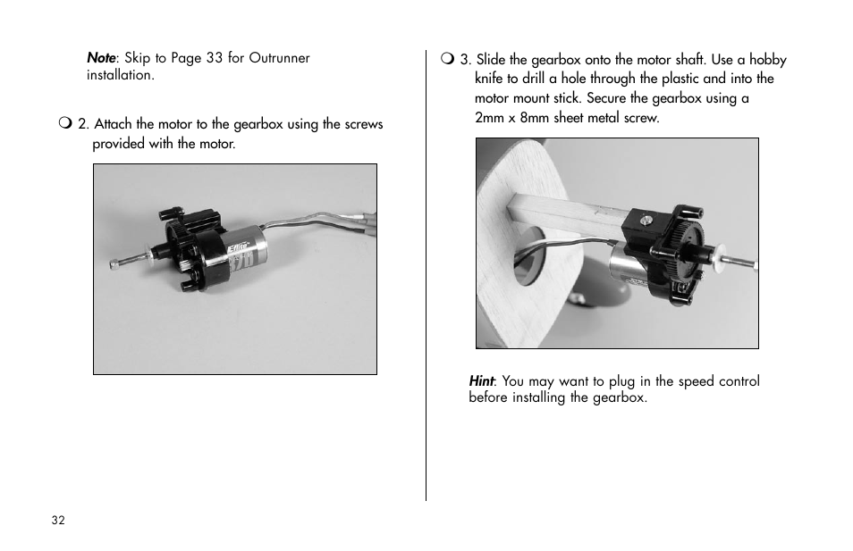 E-flite Ultimate Fx 3D ARF User Manual | Page 32 / 40