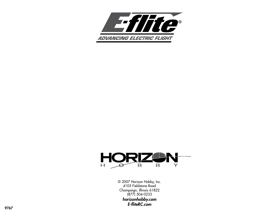 E-flite Tribute FX 3D ARF User Manual | Page 28 / 28