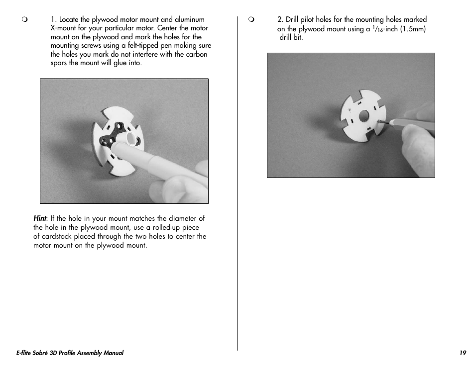 E-flite Sobre 3D Profile User Manual | Page 19 / 32