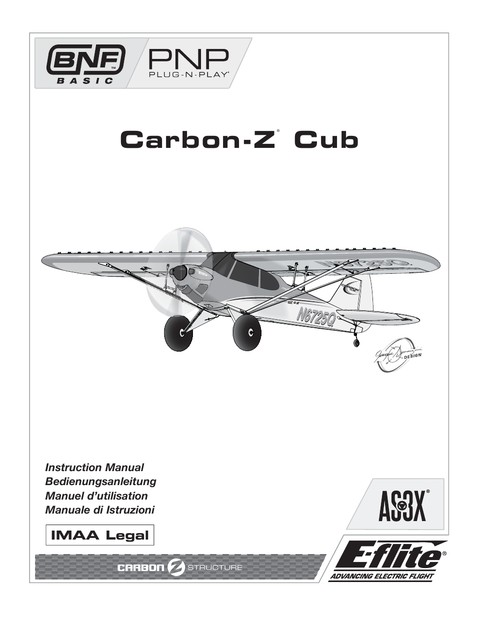 E-flite Carbon-Z Cub PNP User Manual | 27 pages