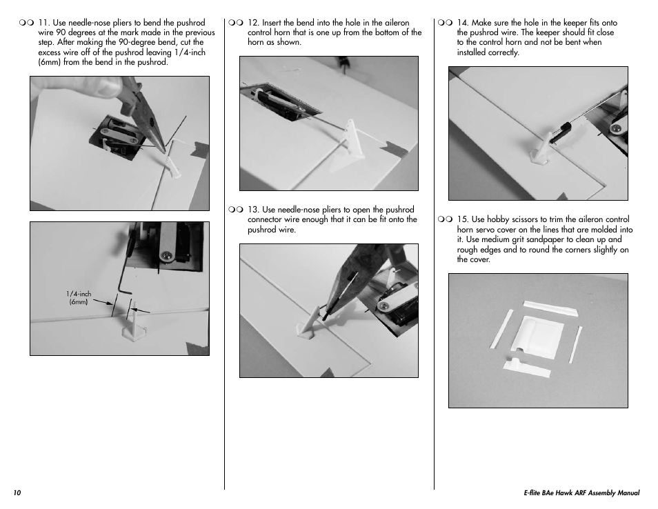E-flite BAe Hawk 15 DF ARF User Manual | Page 10 / 36