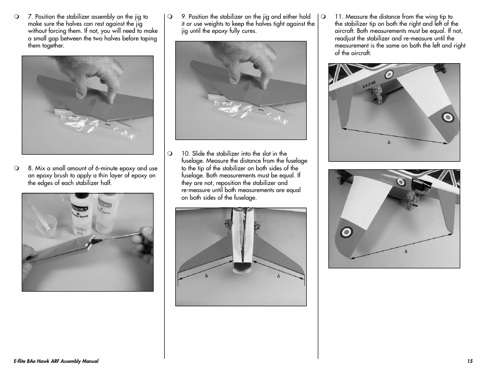 E-flite BAe Hawk 15 DF ARF User Manual | Page 15 / 36