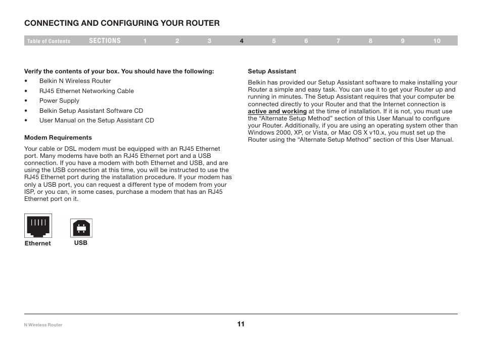 Belkin N Wireless Router PM01122 User Manual | Page 13 / 89