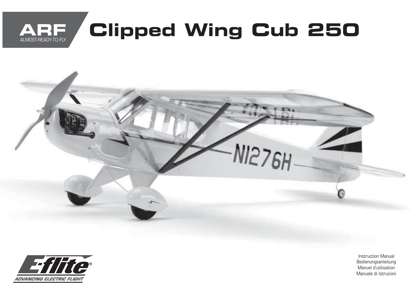 E-flite Clipped Wing Cub 250 ARF User Manual | 40 pages